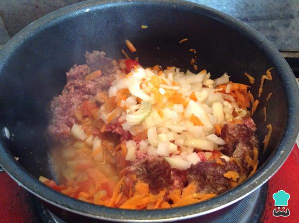 Recette de pâtes au bœuf haché - Étape 5