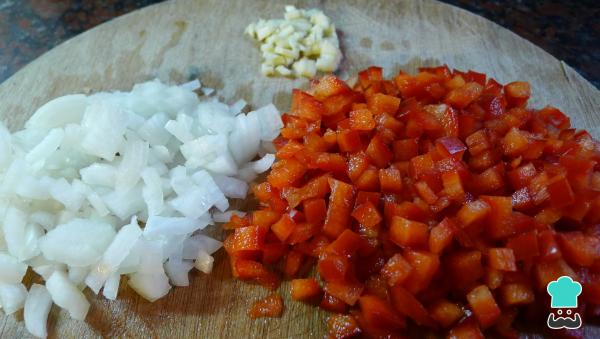 Recette de fideuá aux légumes - Étape 2