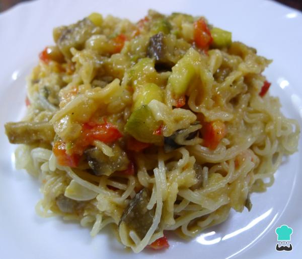 Recette de fideuá aux légumes - Étape 10