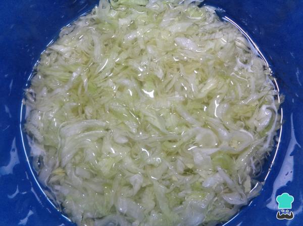 Recette de Gorditas de migajas - Étape 2