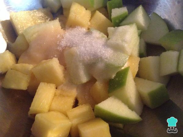 Recette de salade de pommes et de raisins secs - Étape 3