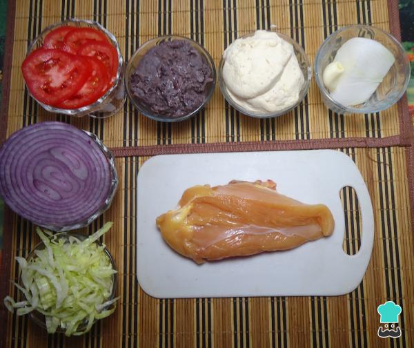 Recette de Panuchos du Yucatan - Étape 1