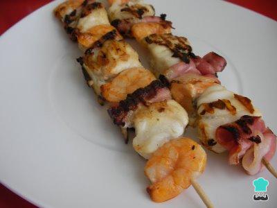 Recette BROCHETTES DE LOTTE