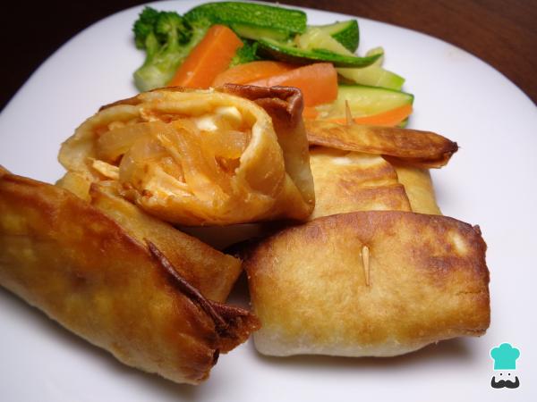 Recette Chimichanga au poulet et au fromage