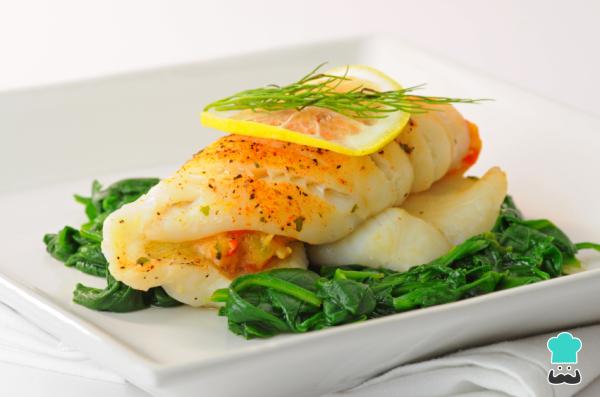 Recette Filets de poisson farcis aux crustacés