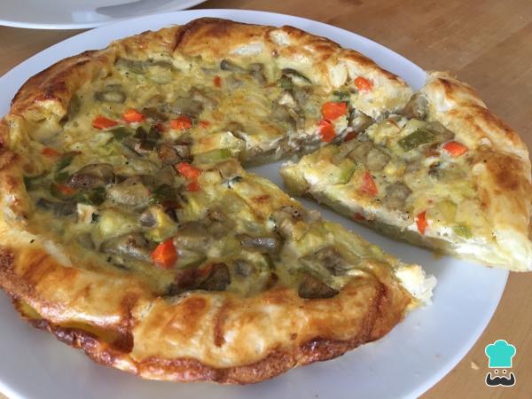 Recette Quiche aux légumes sans crème