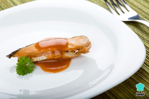 Recette Saumon sauce aigre-douce
