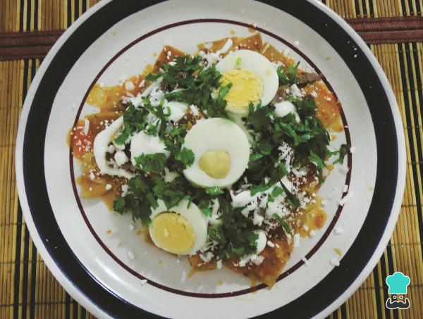 Recette de Chilaquiles au boeuf
