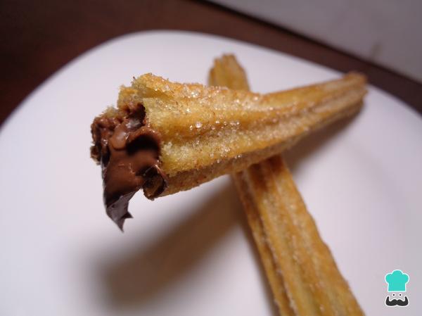 Recette de churros fourrés au chocolat