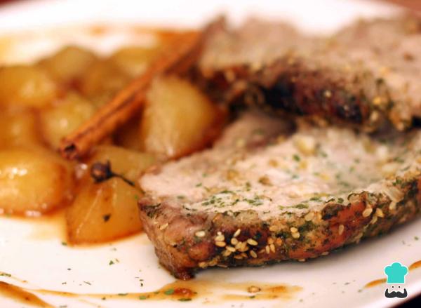 Recette de longe rôtie farcie au sherry