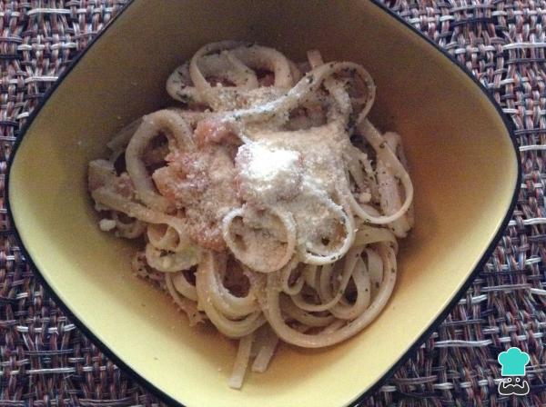 Recette de nouilles aux calamars et crevettes