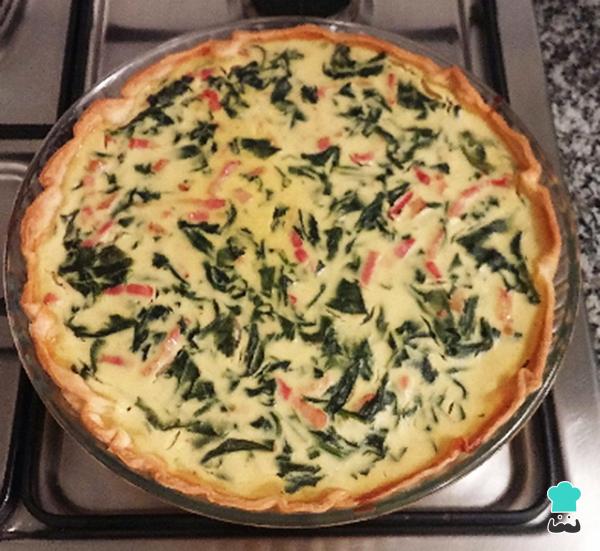 Recette de quiche aux épinards, bacon et fromage