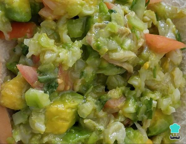 Recette de salade de morue (gaspacho de Porto Rico)