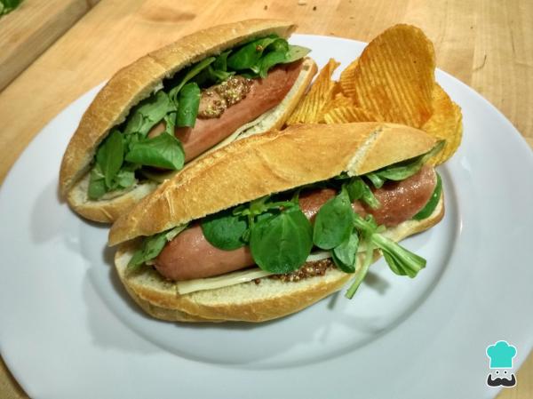 Recette de sandwich à la saucisse