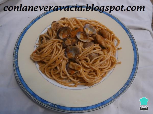 Recette de spaghettis aux fruits de mer
