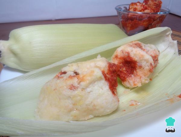 Recette de tamales au maïs et à la viande