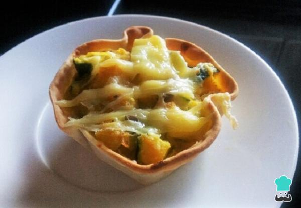 Recette de tarte aux légumes salés