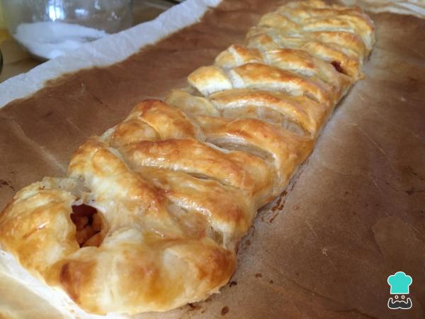 Tresse feuilletée farcie au poulet