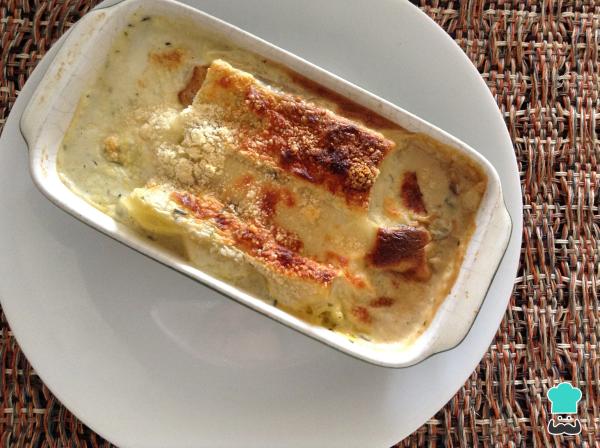 la recette des cannellonis aux champignons