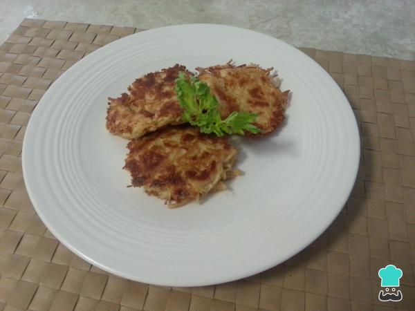 recette Pancakes aux nouilles au fromage