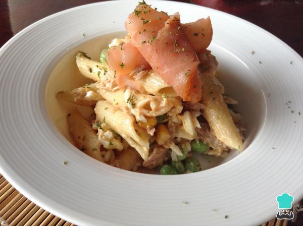 recette Salade de pâtes à la sauce rose