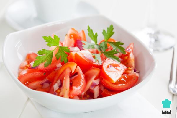 recette Salade de tomates et oignons