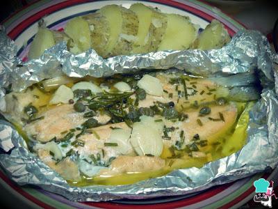 recette Truite au papillot