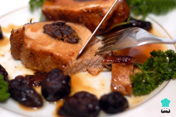 Recette Jambon rôti au four aux prunes