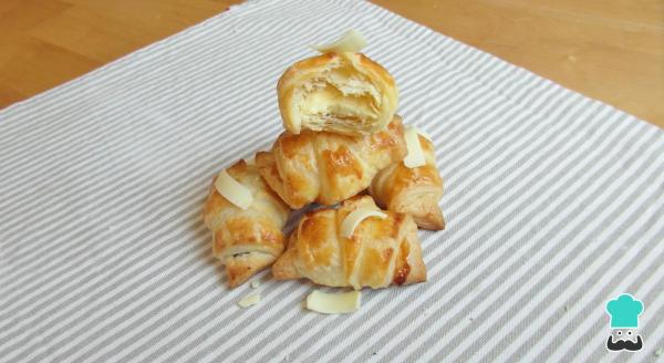 Recette de croissant feuilleté au chocolat blanc