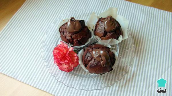 Recette de cupcakes au Nutella avec 4 ingrédients