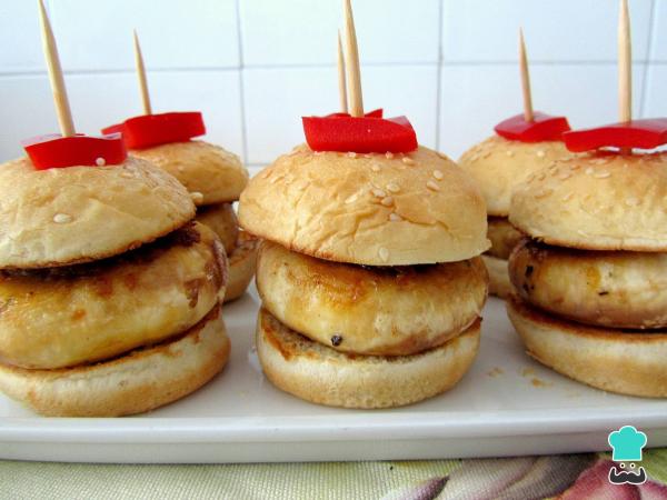 Recette de mini burgers aux champignons