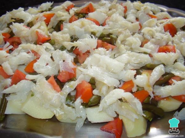 Recette de salade de morue