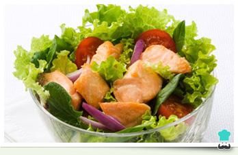 Recette de salade de saumon