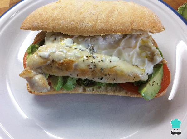 Recette de sandwich au poulet et aux légumes