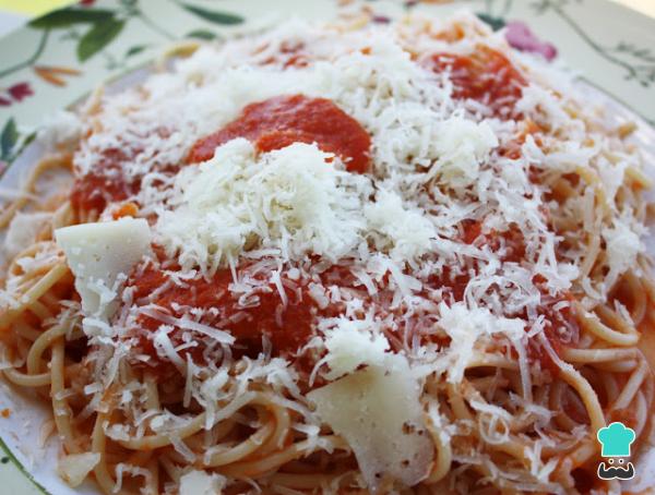 Recette de spaghetti Uta