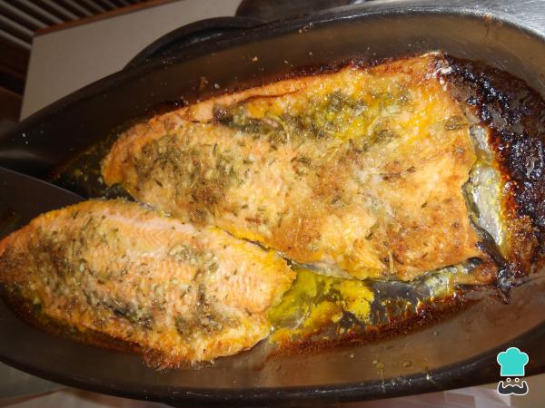 Recette simple de truite saumonée au four