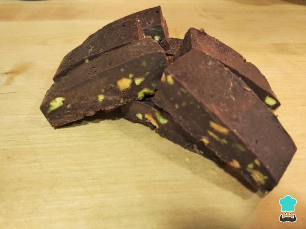 recette Barres chocolat et fruits secs