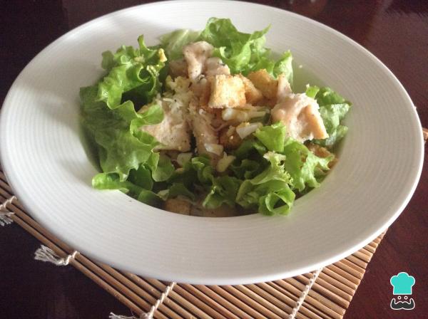 recette de salade Cesar au poulet