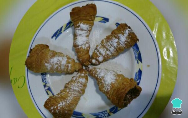 Recette de cornets fourrés au chocolat - Étape 6