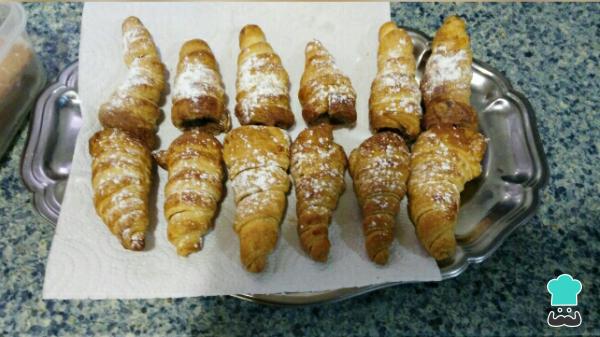 Recette de cornets fourrés au chocolat