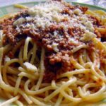 la recette Spaghetti bolognaise