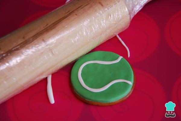 Recette de biscuits au tennis - Étape 3