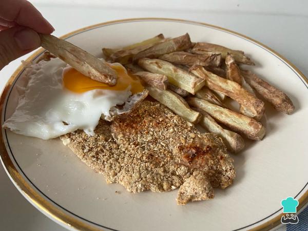 Recette Milanesa avec frites à cheval - Étape 6