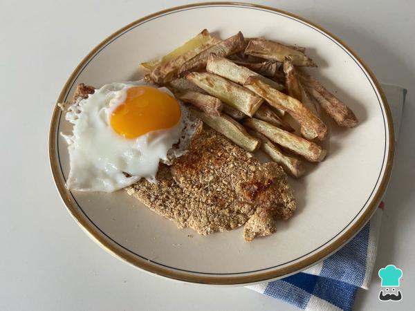 Recette Milanesa avec frites à cheval