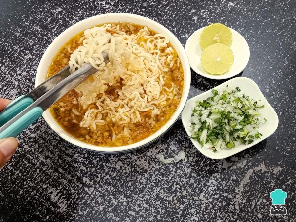 Recette Birriamen - Étape 6