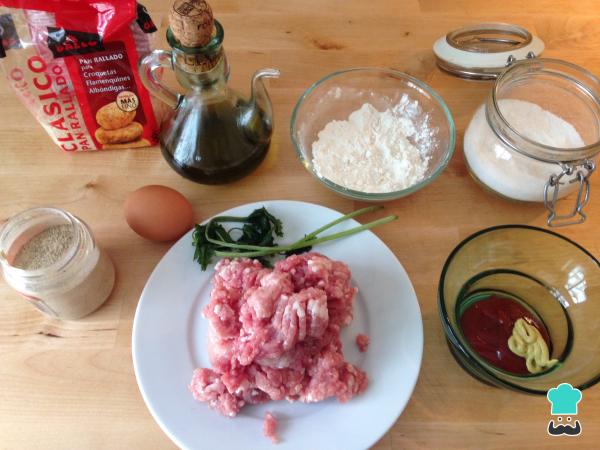 Recette de croquettes de bœuf haché - Étape 1