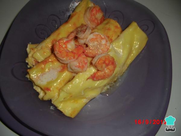 Recette Cannellonis aux crevettes