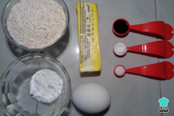 Recette de biscuits au beurre pour les diabétiques - Étape 1