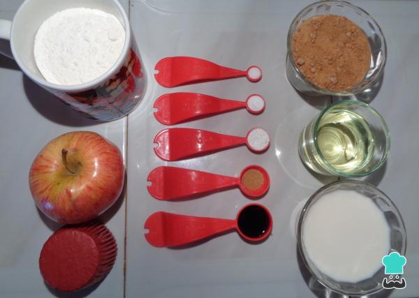 Recette de cupcakes végétaliens aux pommes - Étape 1
