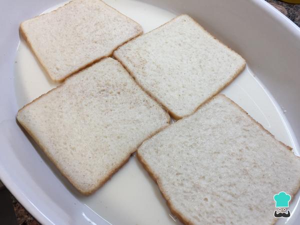 Recette Torrijas de pain de mie cuit au four - Étape 3